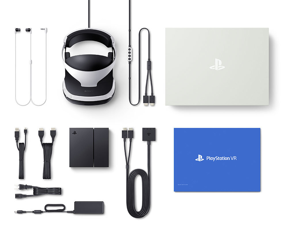Este es el kit básico de PlayStation VR